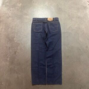 Vintage‎ Levi's orange tab men's dark wash jeans paper tag USA made 1993 34